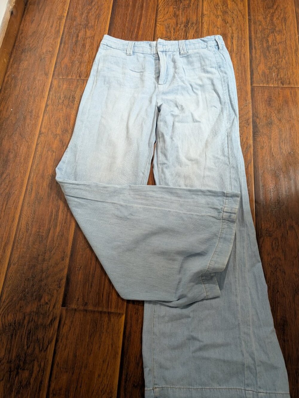 Pilcro & the Letterpress by Anthropologie Wide Leg Pants | Size 29 | Cotton Line